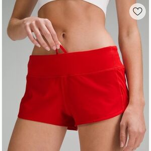 Lululemon Shorty Shorts Red sz.4
